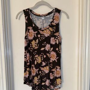 Old Navy Floral Luxe Tank